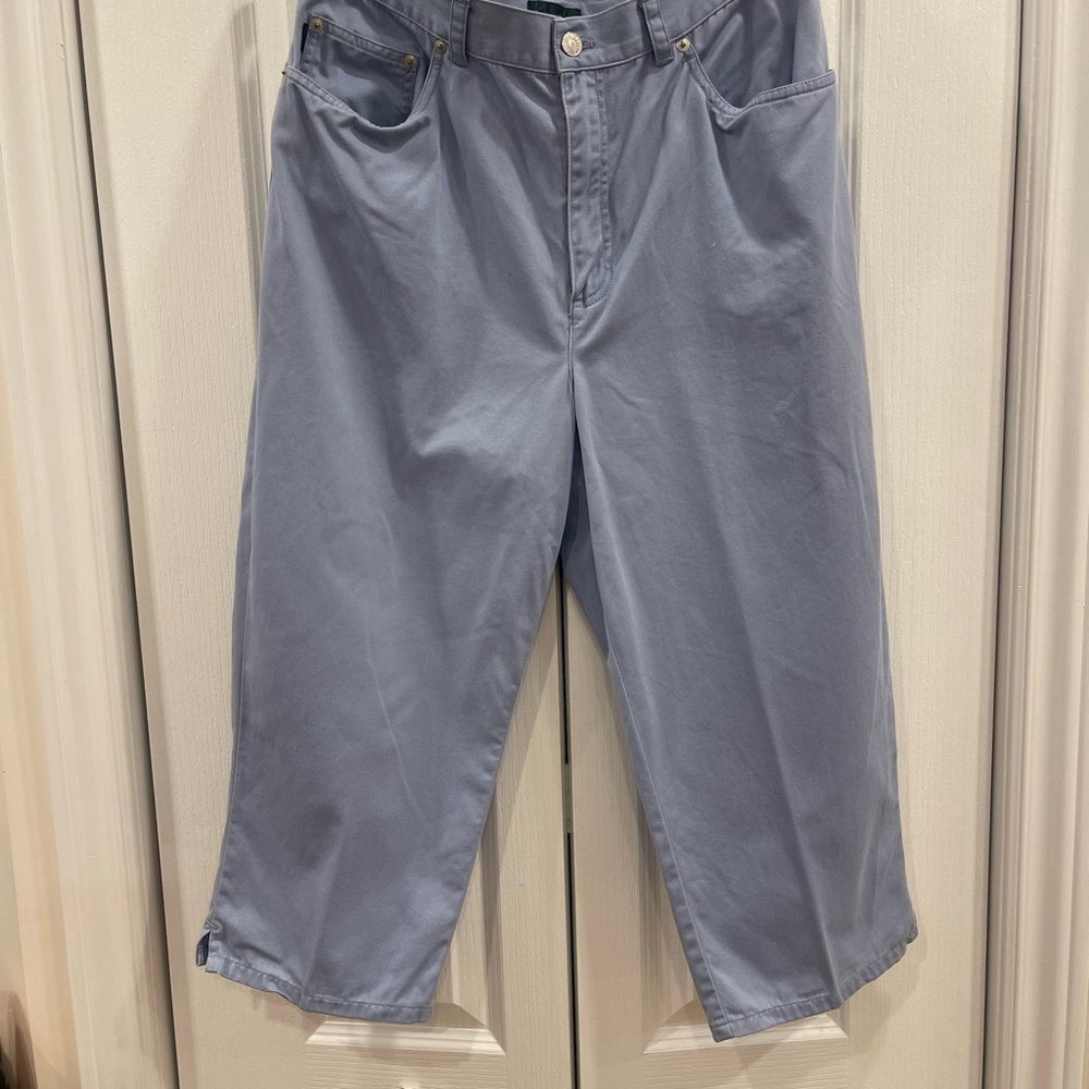 Chic Lavender Cotton Pants